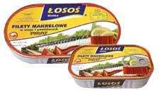 Рыбные консервы FILET Z MAKRELI W OLEJU I POMIDORACH "PIRAT", 180г.