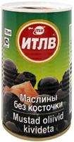 Маслины без косточки 370 ml, шт