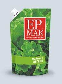 Майонез «Ермак» Легкий, дой-пак 210 г