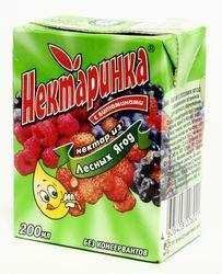 Нектар "Нектаринка" из лесных ягод, 0,2 л