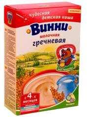 Каша Винни гречневая с молоком с 4 мес 250 г