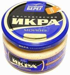 Икра мойвы деликатесная "Балтийский берег" в сливочном соусе подкопченая, 180 г