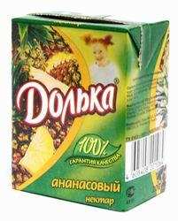 Нектар "Долька" ананасовый, 0,2 л