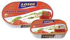 Рыбные консервы FILET Z MAKRELI W SOSIE POMIDOROWYM, 125г.