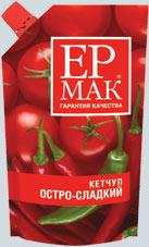 Кетчуп «Ермак» Остро-сладкий, дой-пак 250 г