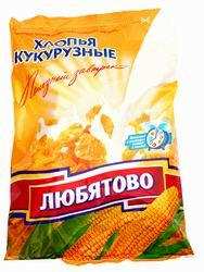 Хлопья кукурузные "Любятово", 370 г