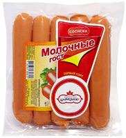 Сосиски "ГОСТ" молочные, 1 сорт, охлажденные, у/в, 350г