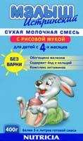 Сухая молочная смесь с рисовой мукой "Малыш Истринский", 400 г