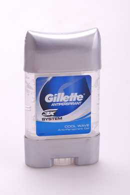 Gillette. antipersperant gel. Cool wave.