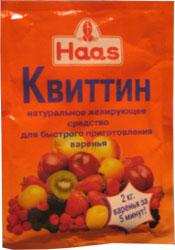 Квиттин. Желирующее средство для 2 кг варенья.
