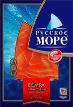 Семга слабосоленая филе-ломтики "Русское Море", 120 г