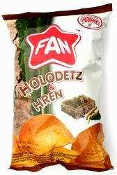 Чипсы "Fan" со вкусом холодца с хреном, 75 г