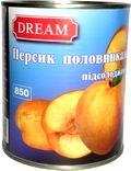 Персики половинками DREAM ж/б, 850мл