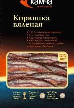 Корюшка вяленая 40 гр