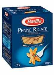 Макаронные изделия Пенне ригат (перья рифленые) "Barilla", 500г